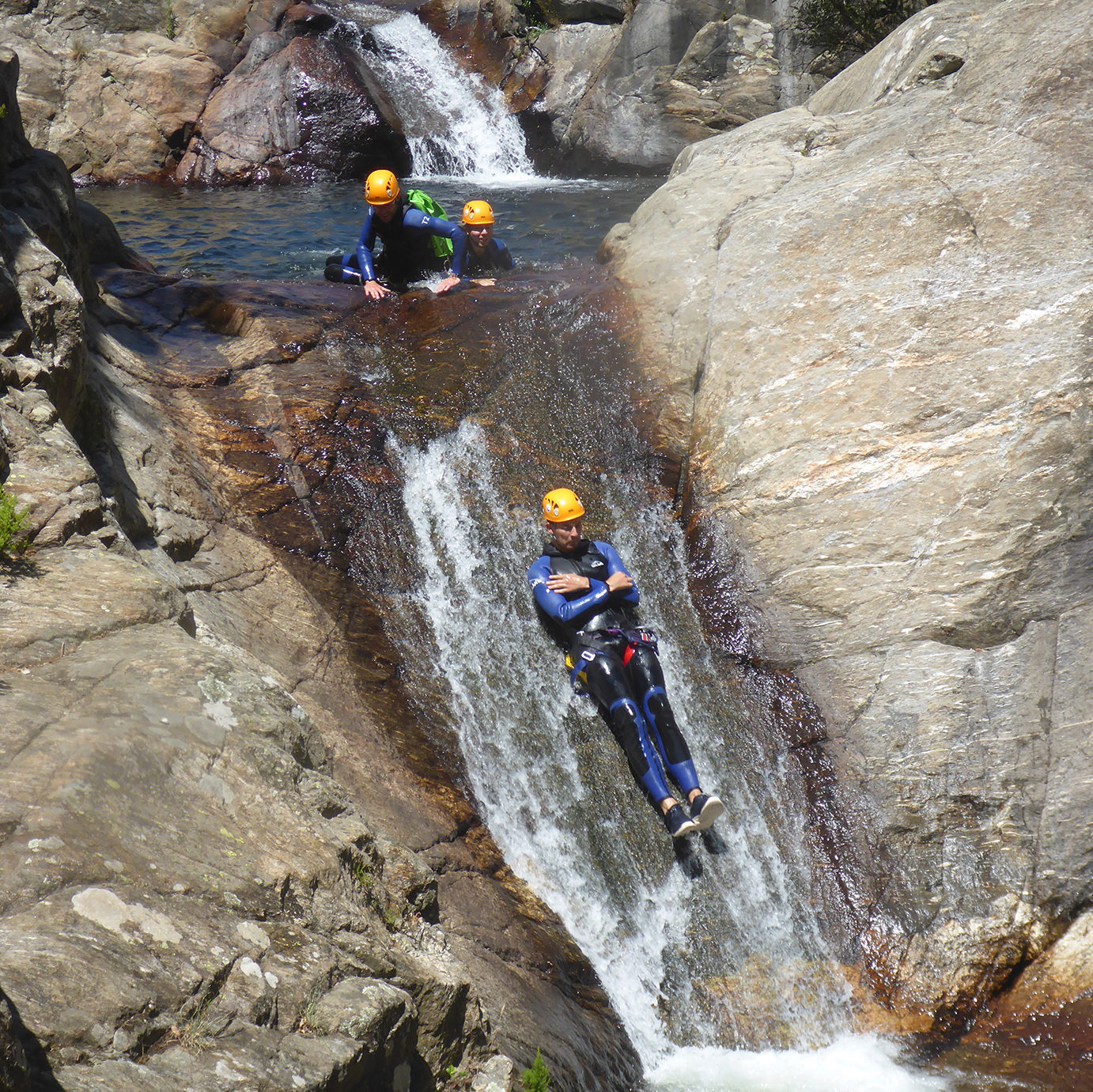 Canyoning toboggan naturel Hérault