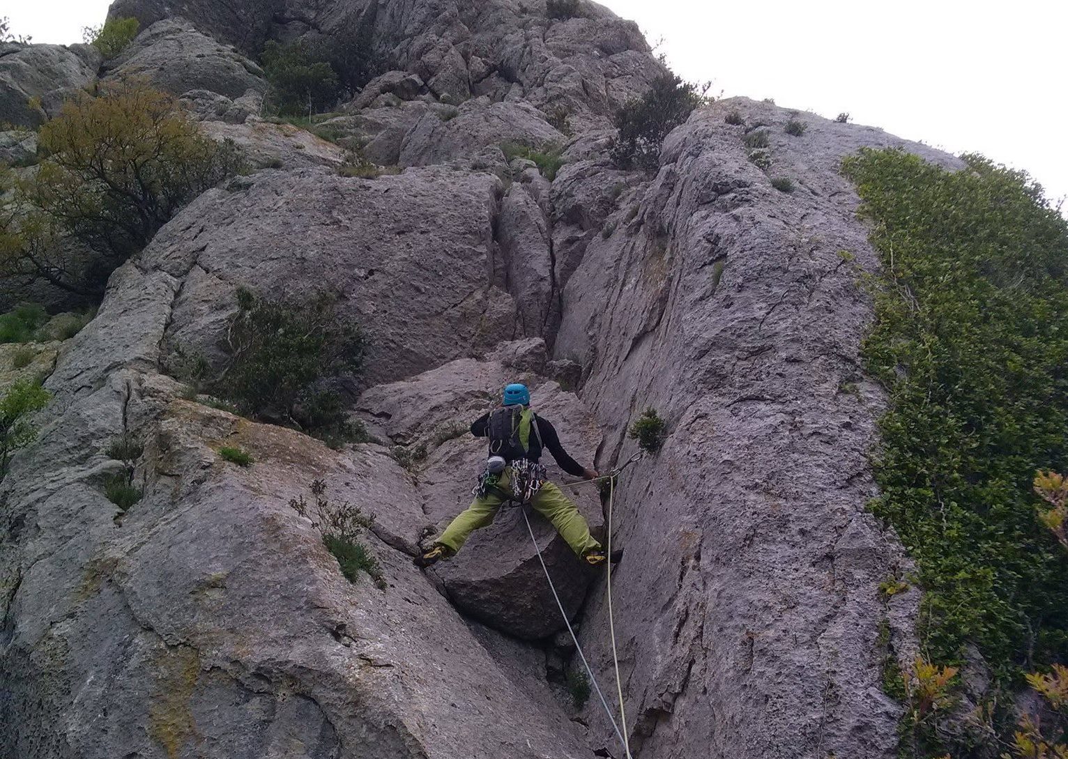 escalade pic saint loup
