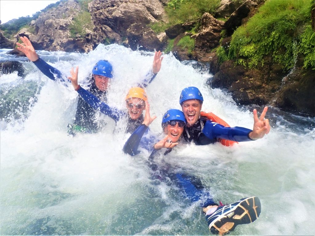 Canyoning Hérault (34), le canyon du diable à St Guilhem le désert !