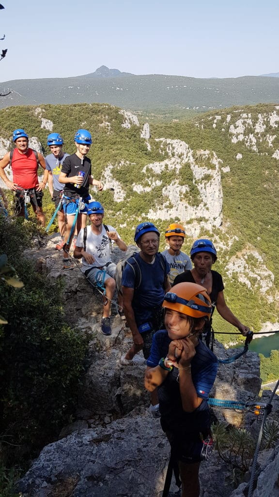 Activité nature en famille : La via-ferrata du Thaurac