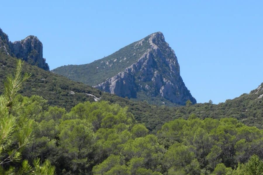 Il Pic Saint-Loup, montagna emblematica dell'Hérault.