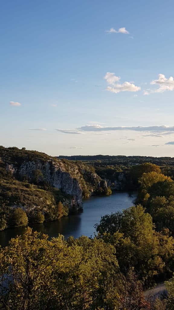Escalade à la Roque d'Aubais