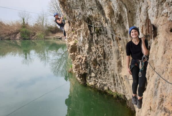 Via ferrata de Saint Sériès, proche de Montpellier
