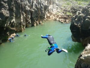 Lunettes pour canyoning